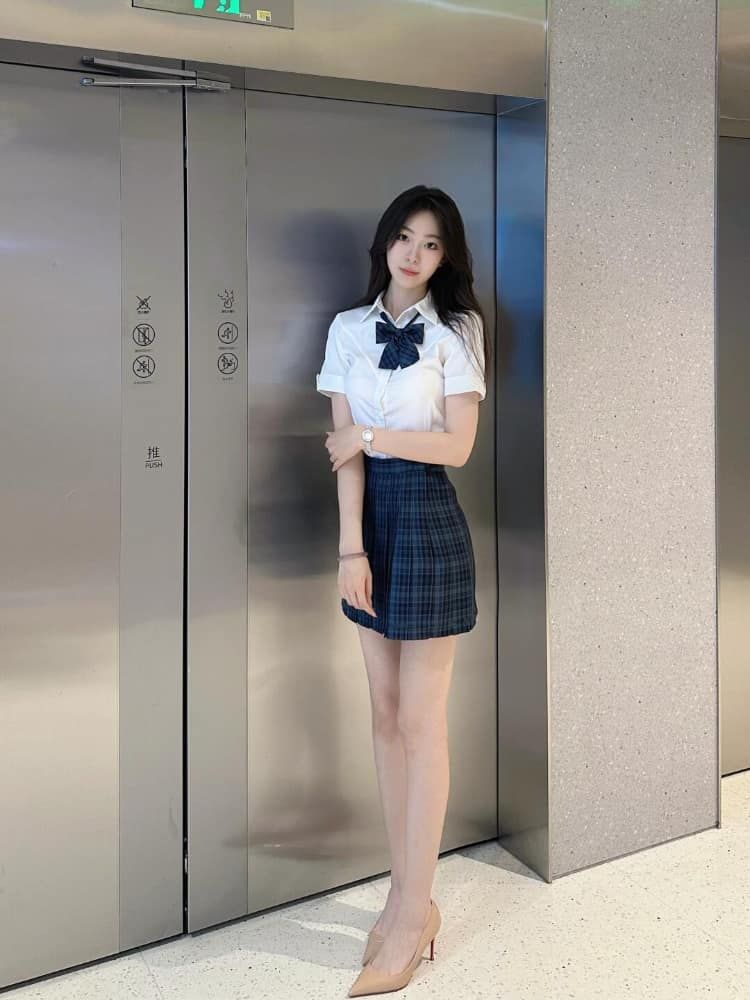 白丝JK美女教师图片,白丝高跟jk教师分享_4